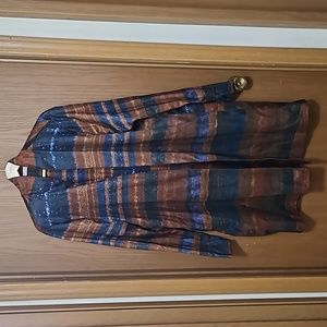 Misslook striped cardigan